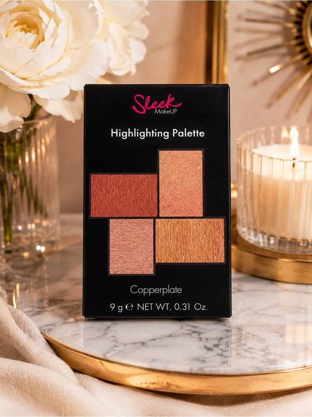 ✨ Sleek MakeUP Highlighting Palette – Copperplate ✨